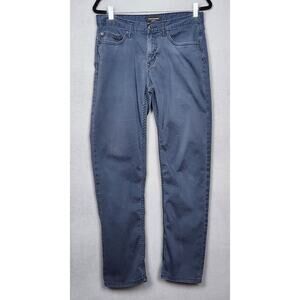 BANANA REPUBLIC Pants Mens 30x32 Blue Berry Sueded Straight 5 Pocket Twill Chino